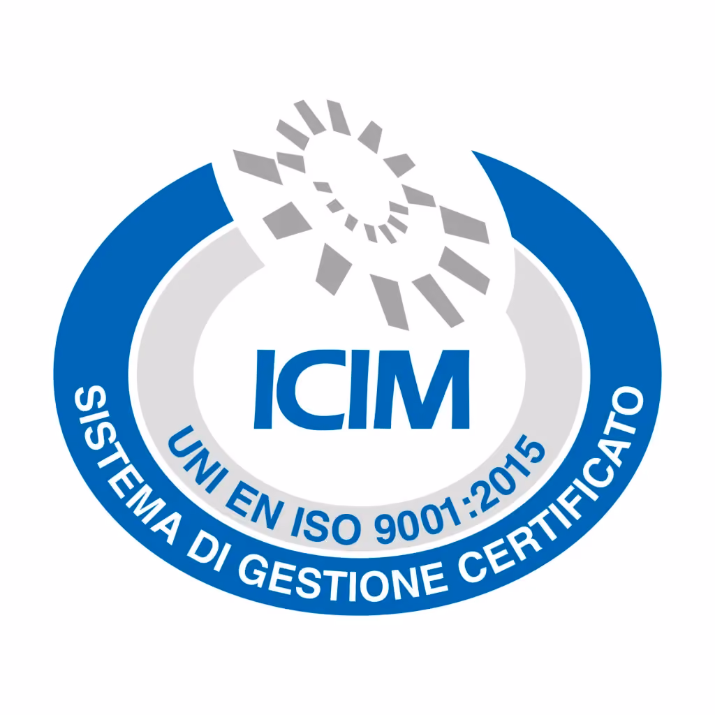 Certificazione UNI EN ISO 9001:2015 (ICIM)