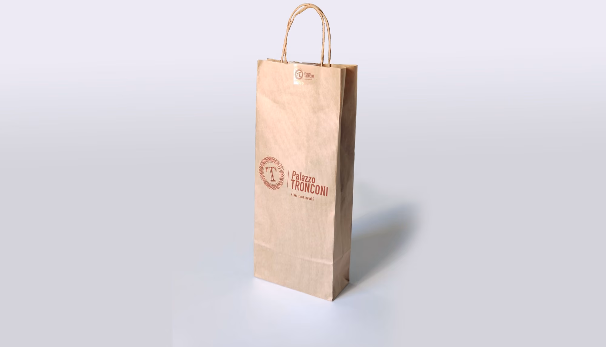 Shopper porta bottiglia in carta ecologica